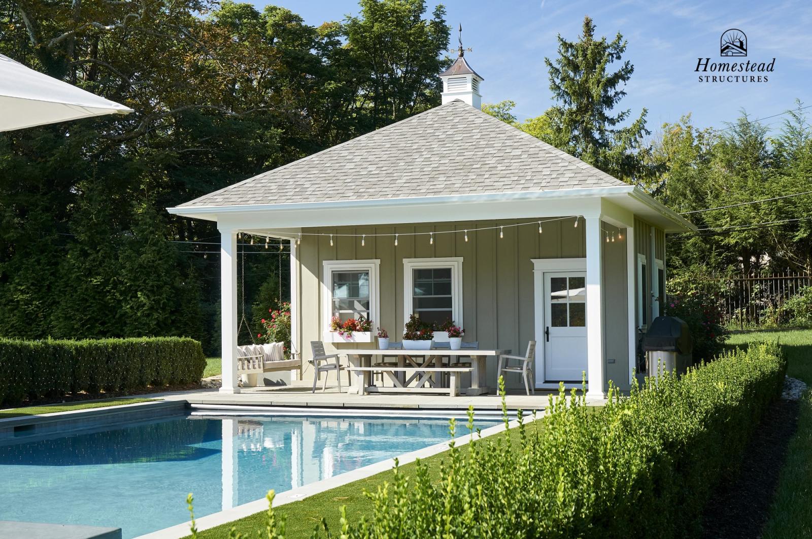 Custom Avalon Pool House Bryn Mawr, PA Homestead Structures